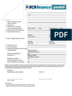 Formulir Beasiswa BCAFinance 2010