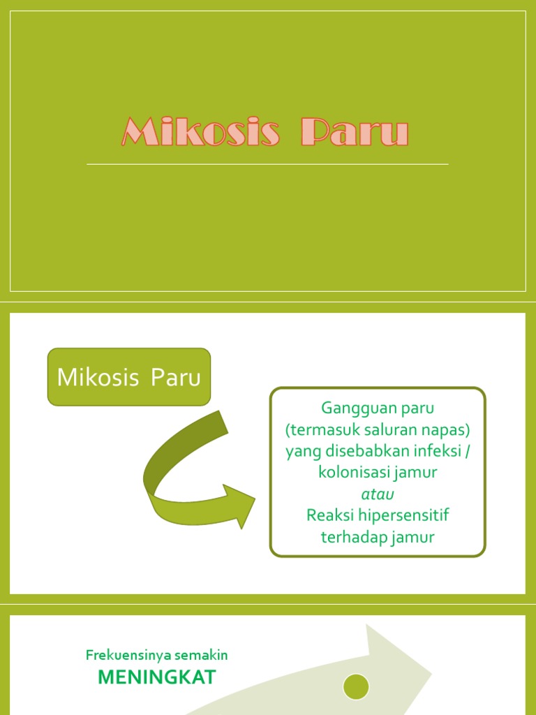 Mikosis Paru: Diagnosis dan Tatalaksana | PDF