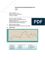 Informe Psicologico Test de Personalidad 16 PF