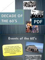 DECADE OF THE 60’S