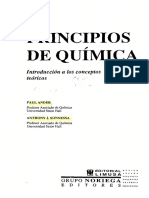Ander P & a J Sonessa 1989 (16951) PRINCIPIOS de QUÍMICA. Introducción a Los Conceptos Teóricos
