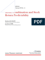 Model Combination and Stock Return Predictability: Swiss Finance Institute Research Paper Series N°06 - 5