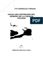 Hacia Una Definición Del Género de La Ciencia Ficción (Benedicto González Vargas)