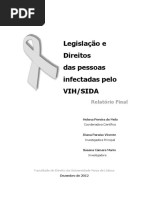 Legislação e Direitos Das Pessoas Infectadas Pelo VIH SIDA_Relatório Final_2012