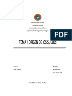 Tema 1 Origen de Los Suelos