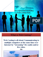A Path To Successful Marketing A Web Casting Firm