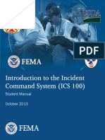 Introduction to the Incident Command System (ICS) 100