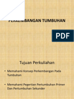 Perkembangan Tumbuhan