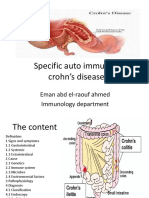 Specific Auto Immunity Crohn's Disease: Eman Abd El-Raouf Ahmed Immunology Department