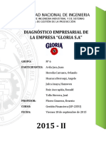 Diagnóstico Empresarial - Gloria S.A