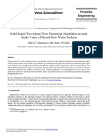 Solid-Liquid Two-Phase Flow Numerical Simulation Around Guide Vanes of Mixed-Flow Water Turbine