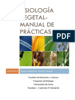 Fisiología Vegetal - Manual de Prácticas..