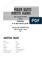 Laporan Kasus Rhinitis Alergi INDRA