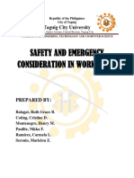 Safety and Emergency Considerations in Work Areas