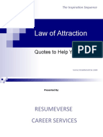 Law of Attraction: Quotes To Help You Achieve