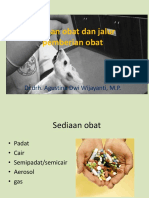 Sediaan Obat Dan Jalur Pemberian Obat, D3