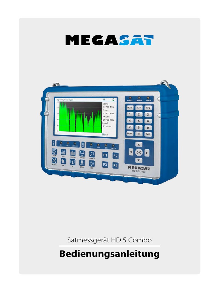 Misuratore Segnale Satellite Megasat Digital 1 HD - Per Antenne Satellitari Con Display 3.5'' - Foto 5