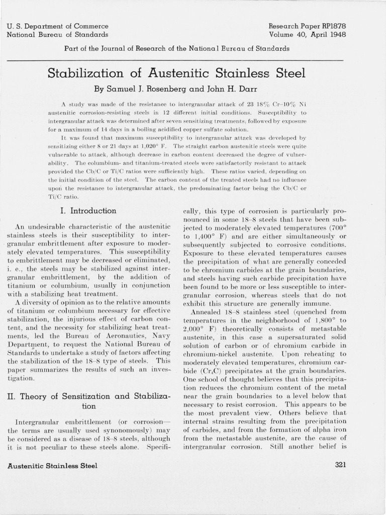 347H Stabilizing Heat Treatment PDF Sets Of Chemical Elements