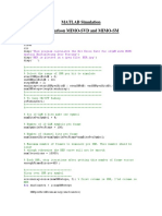 MATLAB Simulation Comparison MIMO-SVD and MIMO-SM