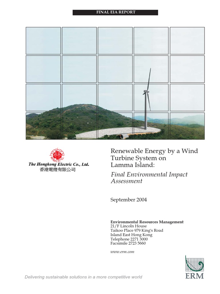 Isovent Map for Lamma Wind Project | PDF | Wind Power | Environmental ...