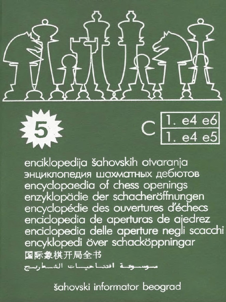 Encyclopaedia of Chess Openings - Volume C (5th Edition), Chess ...