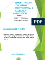 Measurent Theory and Application