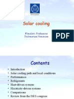 Solar Cooling: Wimolsiri Pridasawas Teclemariam Nemariam