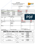 New Block Director: Sibusiso Phakathi: On Set 07H00 Ready To Shoot 07H30