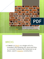 Flemish Bond: A Wall Constructed in Glazed-Headed With Bricks of Various Shades and Lengths