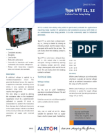 Type VTT 11, 12: Definite Time Delay Relay