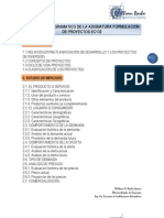 Contenido Programatico de La Asignatura Ion de Proyectos Ec132