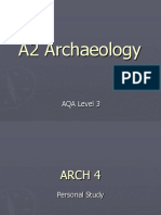 A2 Archaeology: AQA Level 3