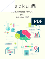 Para Jumbles for Cat PDF Set-1