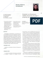 Cabello G (2005) - Pronóstico en Periodoncia, Análisis de FR y Propuesta de Clasificación PDF