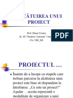 Alcatuirea Unui Proiect