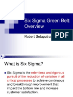 Six Sigma Green Belt Overview