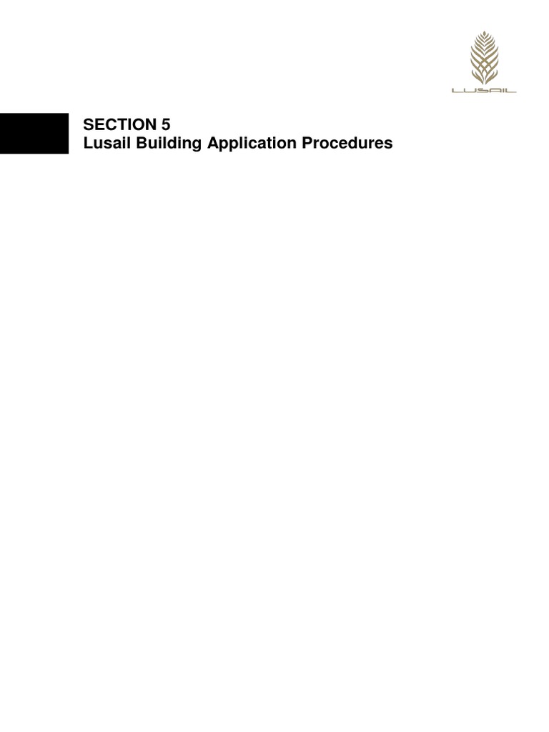 Lusail Building Permit Checklist | PDF | Portable Document Format ...