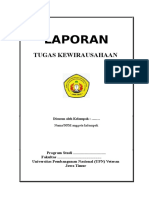 Laporan Tugas Kewirausahaan