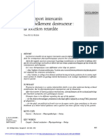 Un Rapport Intercanin Potentiellement Destructeur La Fonction Retardée