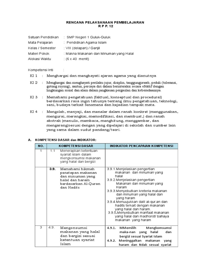 12 Makanan Dan Minuman Yang Halal Dan Haram Pdf