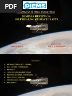 Seminar Review On, Self Healing of Spacecrafts: Department of Mech. Engineering