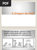 Aula 2 - A Origem Da Vida