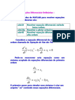 Equações Diferenciais - simuções