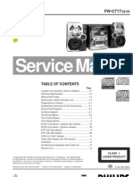 Philips FW-C717 Service Manual