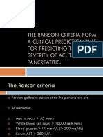 The Ranson Criteria Form A Clinical Prediction Rule