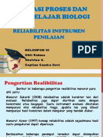 Evaluasi Proses Dan Hasil Belajar Biologi