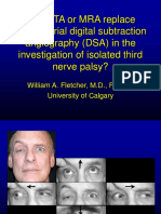 Can CTA or MRA Replace Intra-Arterial Digital Subtraction Angiography (DSA) in The Investigation of Isolated Third Nerve Palsy?