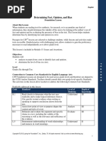 Determining Fact Opinion and Bias PDF