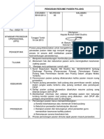 SPO Pengisian Resume Pasien Pulang