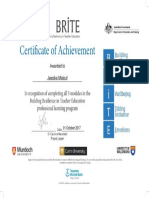 brite modules certificate
